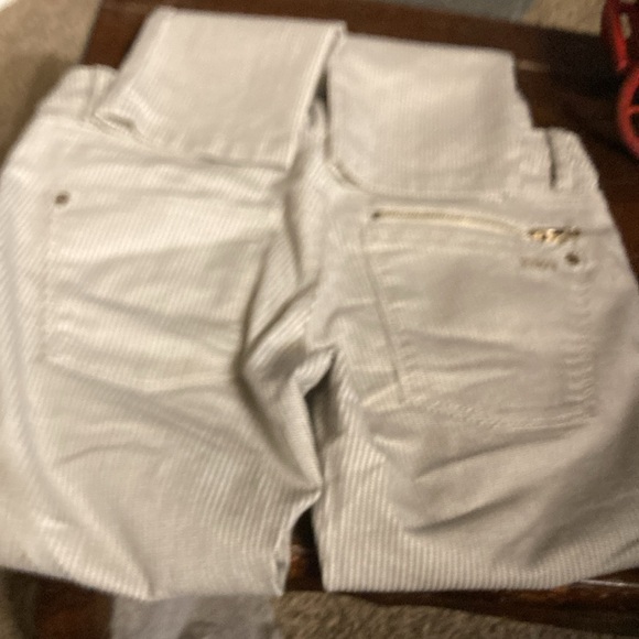 Zara basic denim Z1975 pin striped skinny jeans stretchy size 6 US . Pre owned - Picture 9 of 12